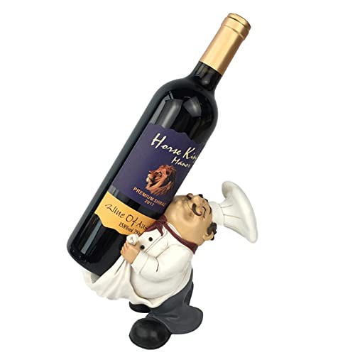 Udo Schmidt Flaschenhalter Koch 20 cm Kochen Restaurant Dekofigur