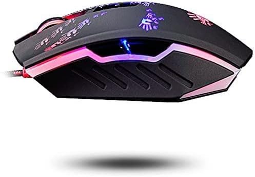 Gaming Mouse, Bloody A60 black Neon Infrared-Micro switch Adjustable 4,000CPI with Advanced weapon t