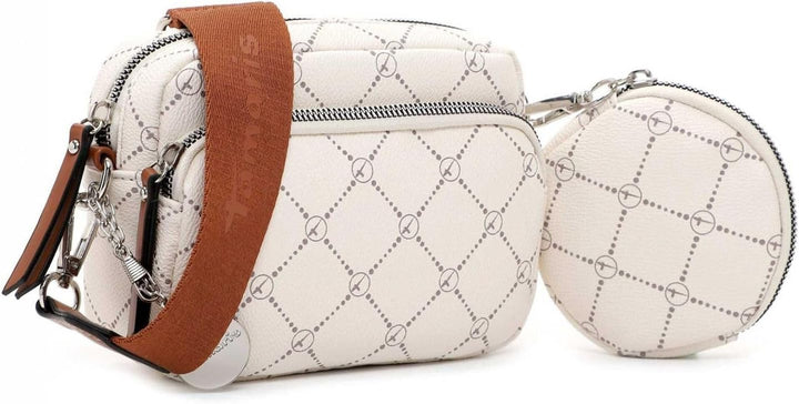 Tamaris Umhängetasche TAS Anastasia 31172 Damen Handtaschen Print S Ecru, S Ecru