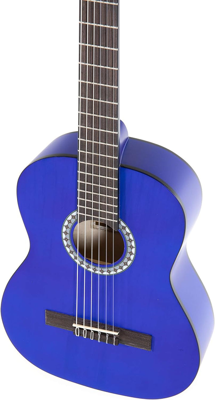 GEWA Konzertgitarre BASIC 1/2 transparent blau - PS510125 - ***NEU***, 1/2 transparent blau