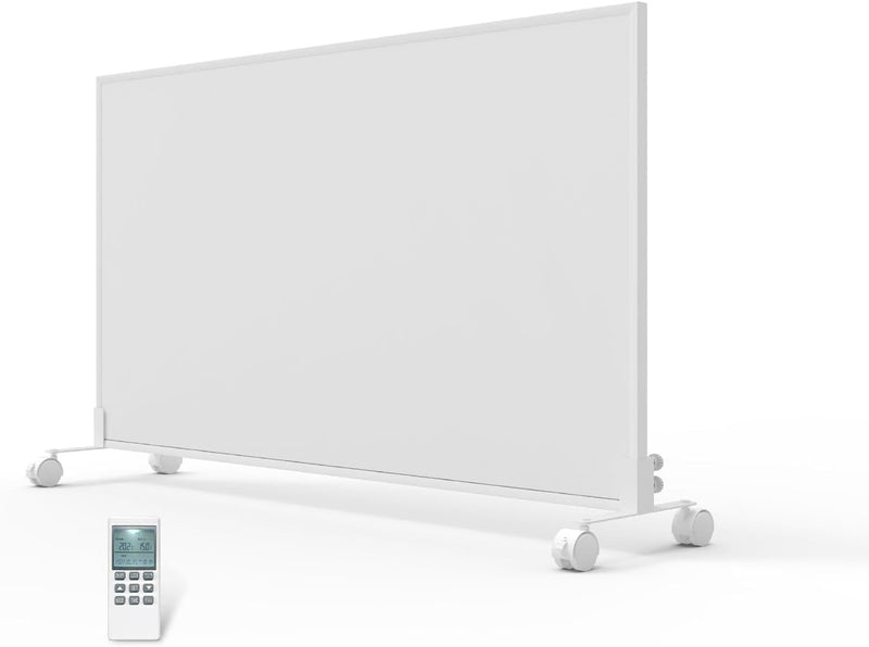 Infrarotheizung mit Thermostat Fernbedienung - 580 Watt - Elektroheizkörper - Infrarot Wandheizung H