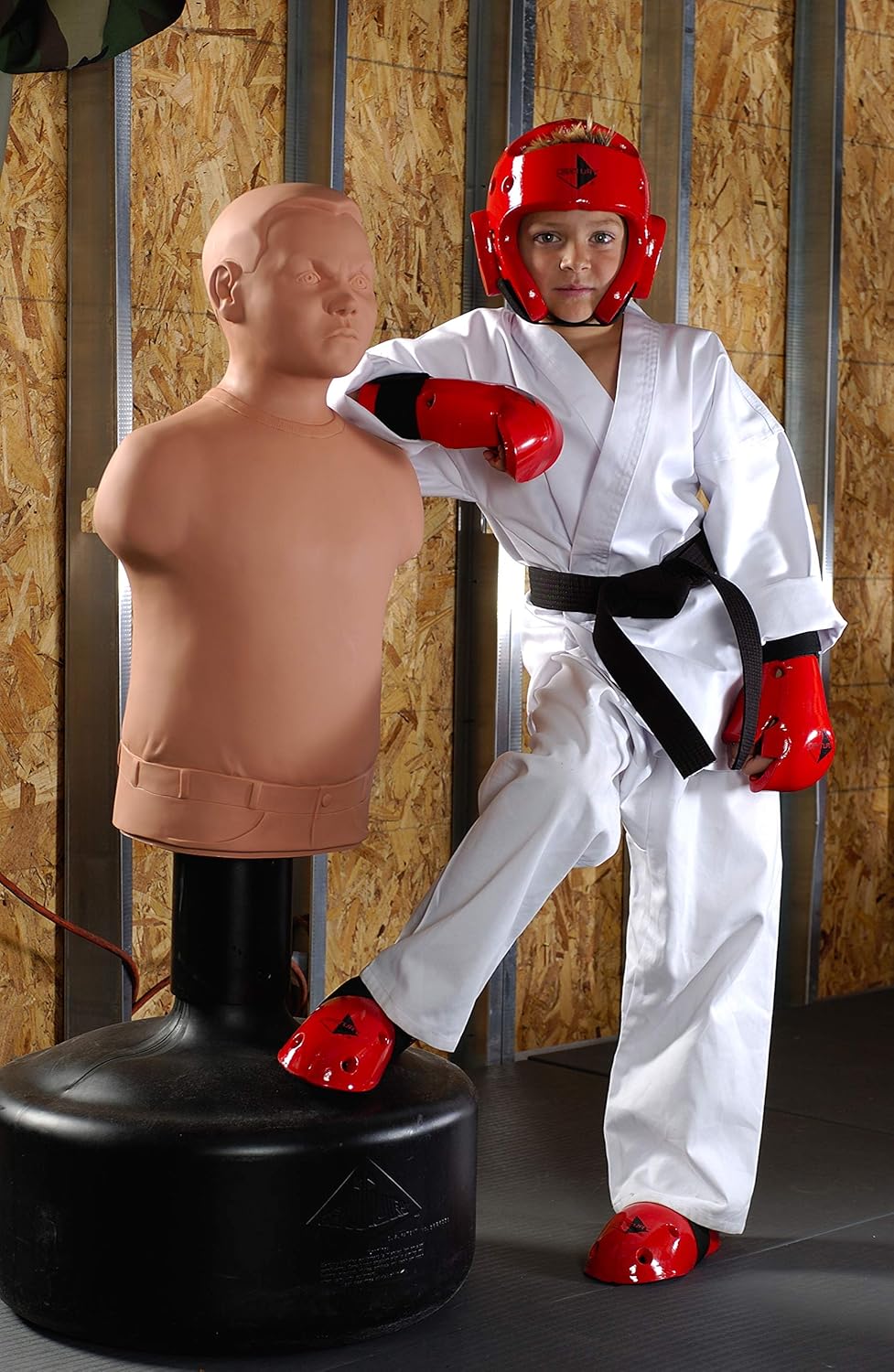 BOB Kinder Standboxdummy Bobby Bully, Mehrfarbig, Grössenverstellbar: 145-165 cm