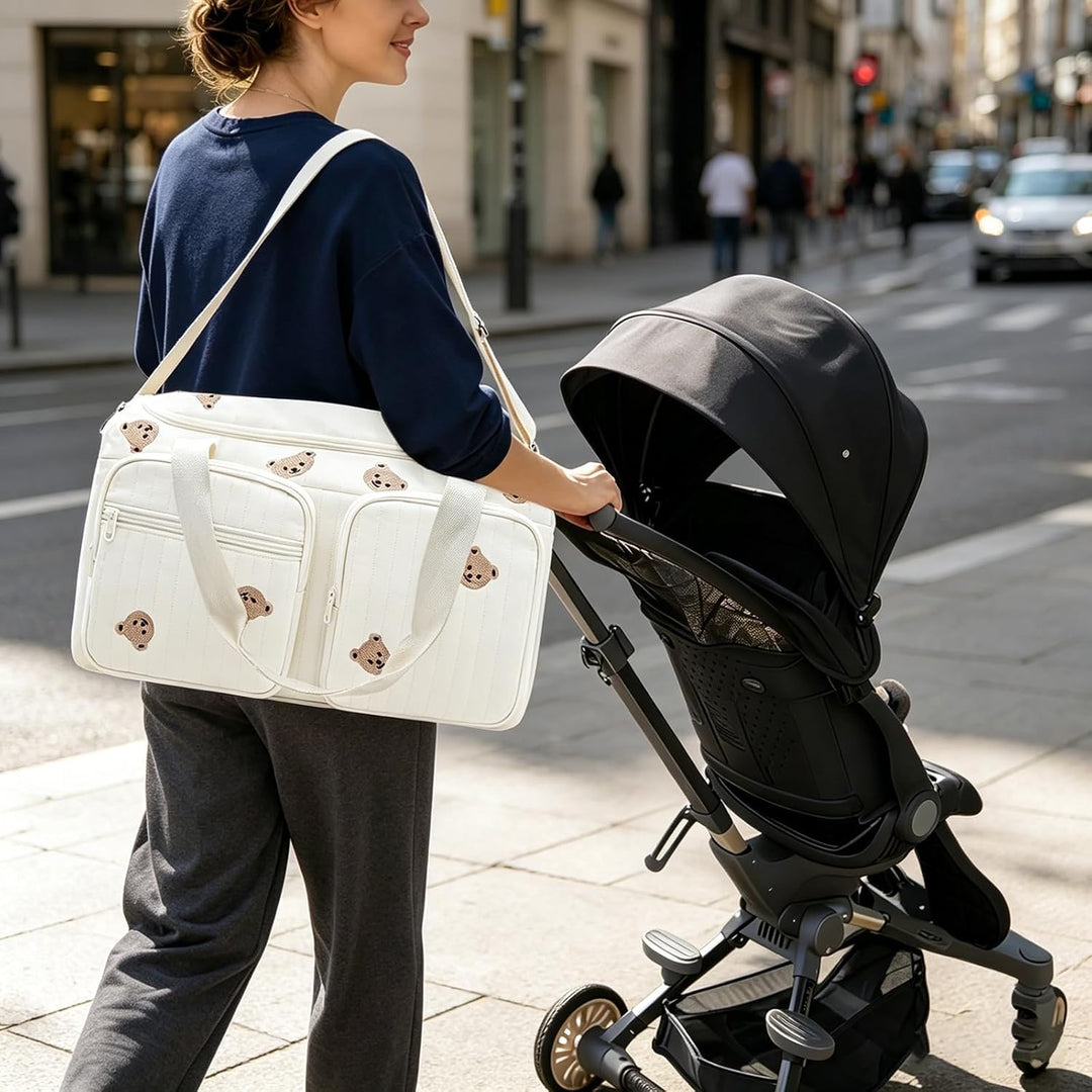 Gross Kliniktasche Geburt 48×26x22 cm Kinderwagen Tasche Wickeltasche Organizer wickelrucksack Reise