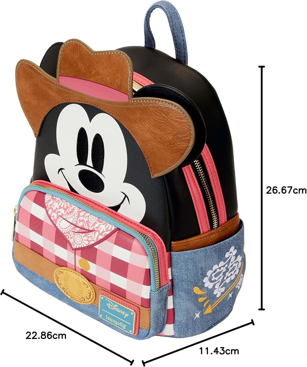 Loungefly Disney Western Mickey Mouse Mini Backpack | Mickey Mouse Bags & Backpacks Standard, Standa