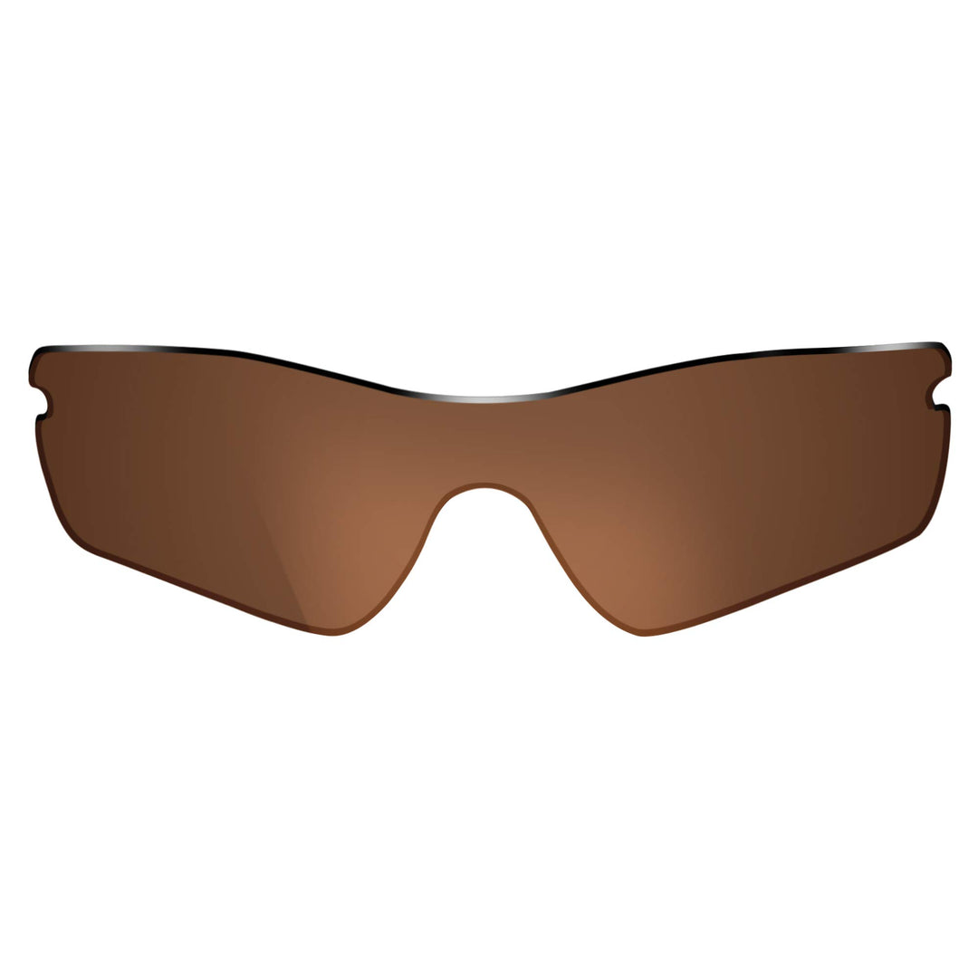 ThunderClap Polycarbonat Ersatzgläser für Oakley Radar Path Sonnenbrillen Braun-anti-beschlag, Braun