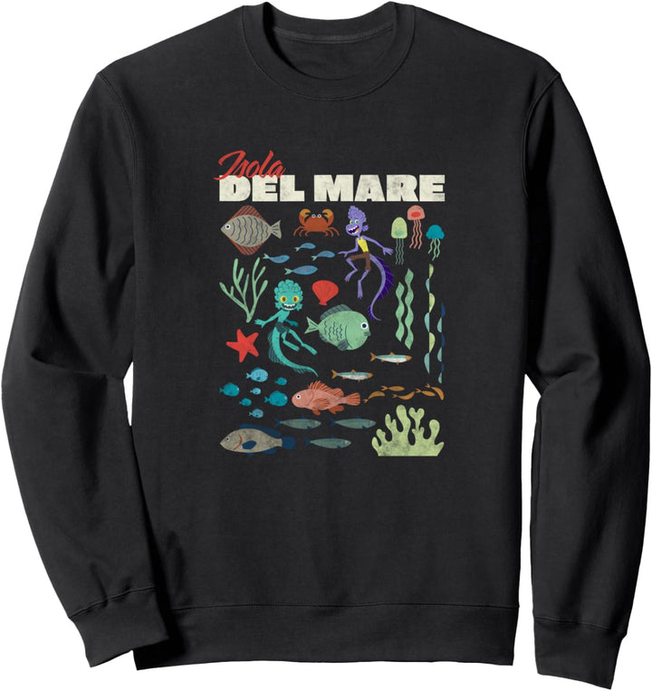 Disney Pixar Luca Isola Del Mare Sea Life Sweatshirt