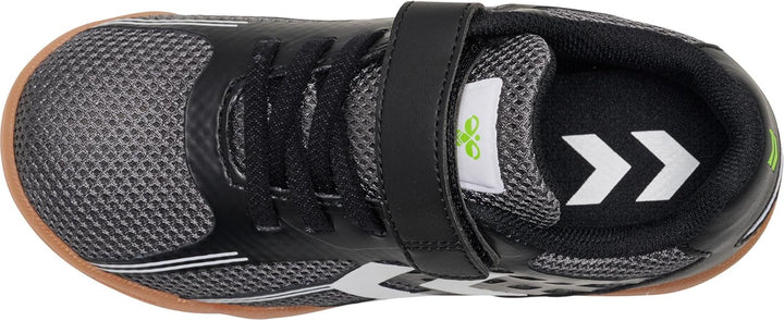 hummel Klettverschluss Multisport Shoe Root Elite Handball Kinder Grösse, Schwarz