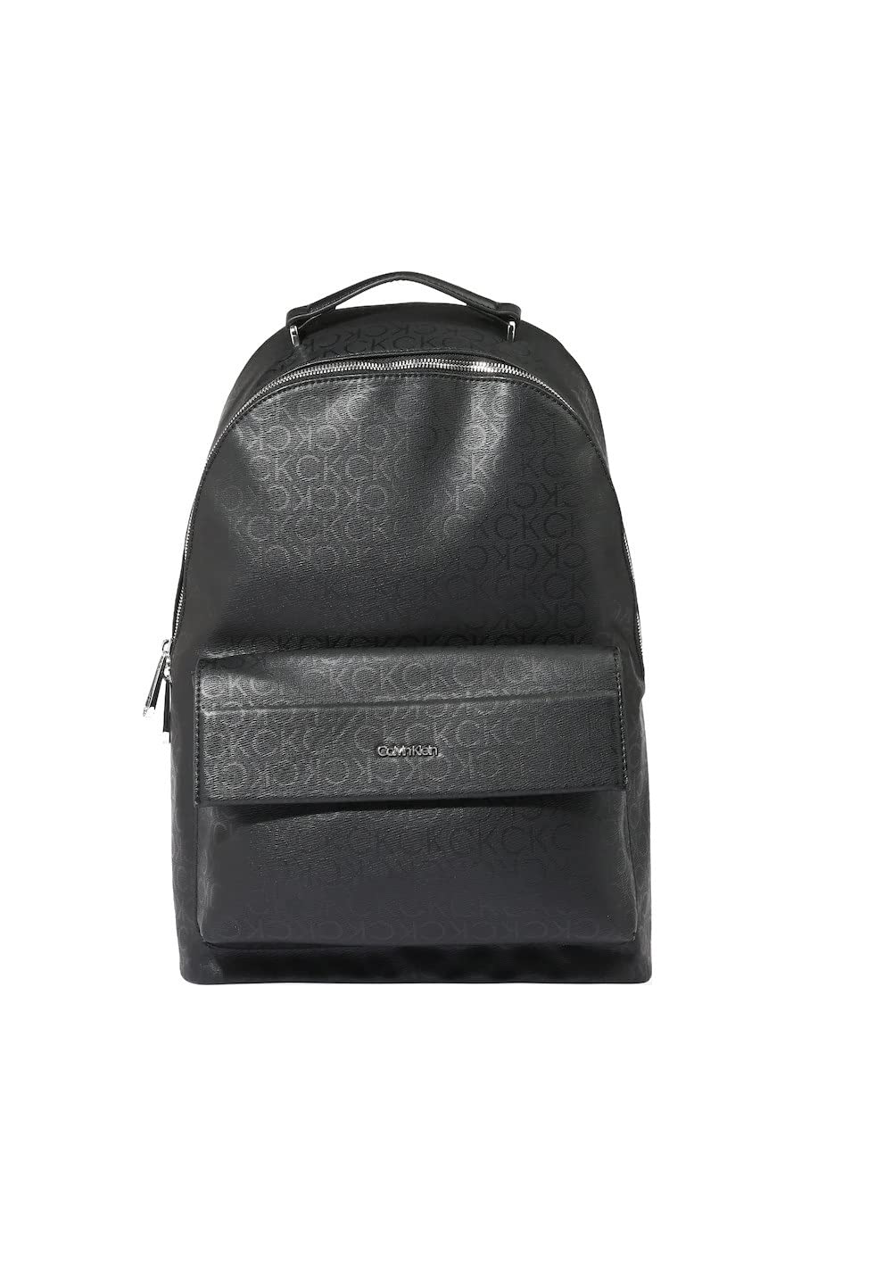 Calvin Klein Herren Minimalism Mono Flap Pckt Rucksack, Schwarz, Einheitsgrösse, schwarzes, Tek Bede