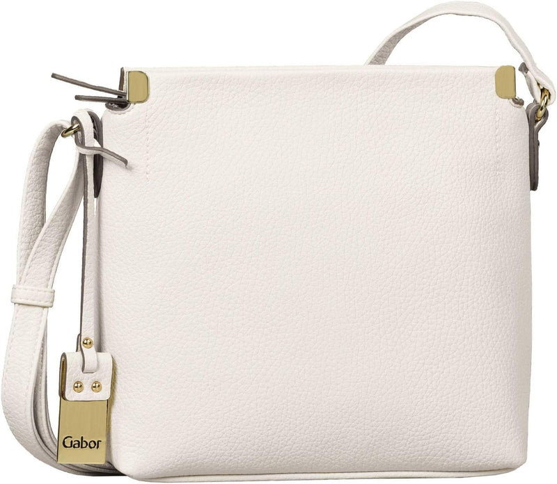 Gabor bags Gela Damen Umhängetasche Crossbody Bag Mittelgross Weiss