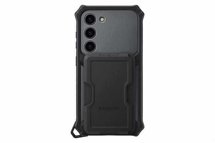 Samsung Rugged Gadget Smartphone Case EF-RS911 für Galaxy S23, Handy-Hülle, Standfuss, Kratzfest, Fi