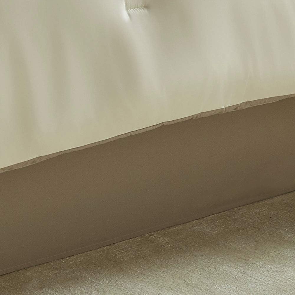 Riverbrook Home Hillcrest Steppdecken-Set, Polyester, Kingsize, 10-teilig, Elfenbein/Gold, 10-teilig