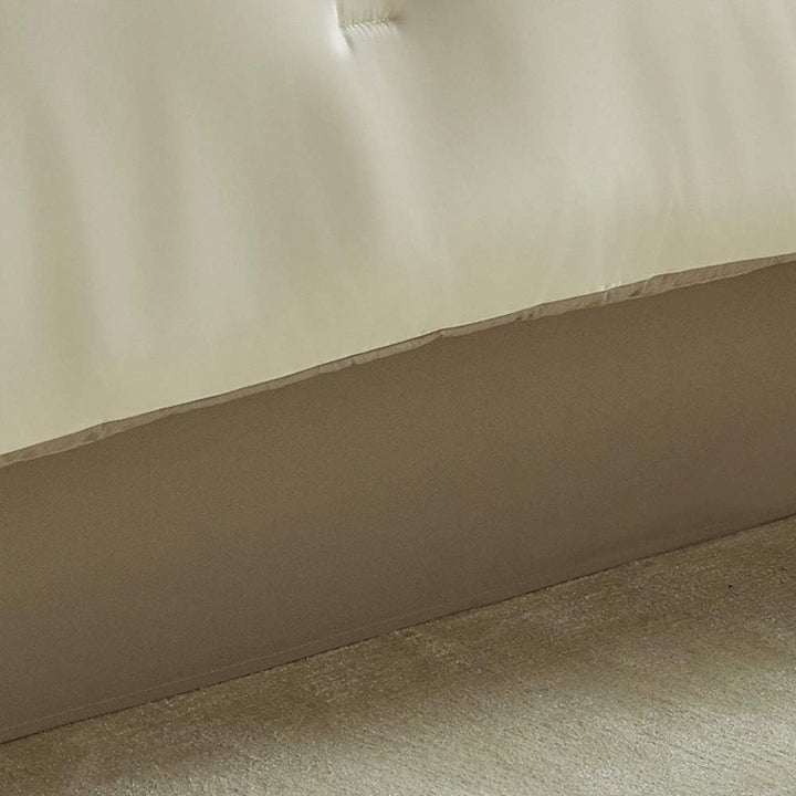 Riverbrook Home Hillcrest Steppdecken-Set, Polyester, Kingsize, 10-teilig, Elfenbein/Gold, 10-teilig
