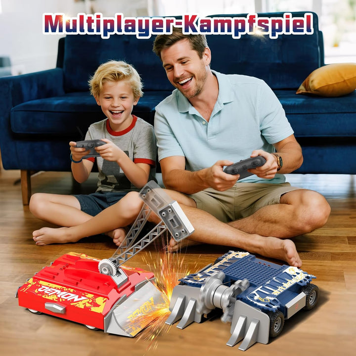 Sunrad Ferngesteuerte Roboter Kampf, 2 Stück RC Kampfroboter Spielzeug,Ferngesteuerte Kampfroboter,4