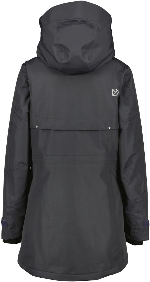 Didriksons Damen Frida 7 Parka Winterjacke, 38 Dark Night Blue
