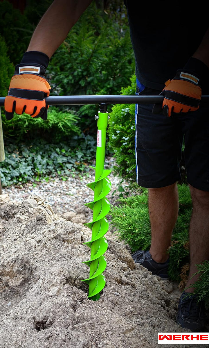 WERHE Handgriff für Erdbohrer Brunnenbohrer Brunnenbau 56 cm extra langer Griff