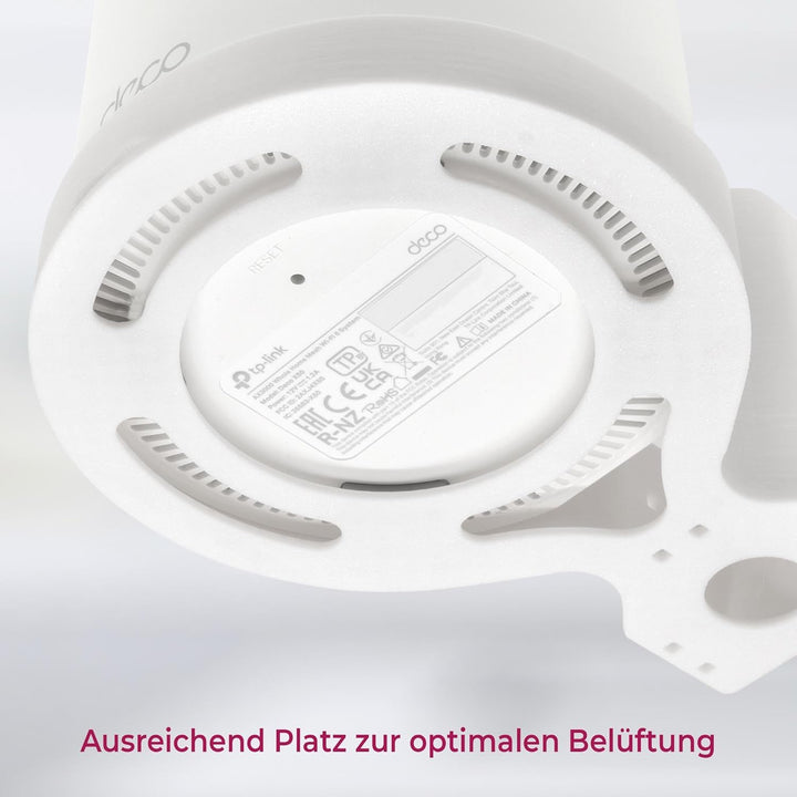 1x Wandhalterung passend für TP-Link Deco X50 AX3000 Mesh WLAN Router Halter, 1