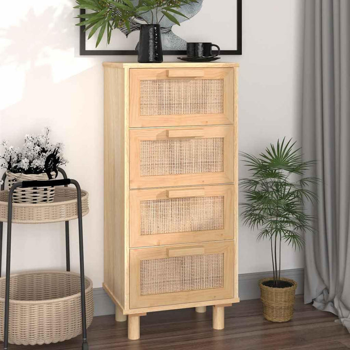 vidaXL Sideboard mit Schubladen Schrank Anrichte Beistellschrank Kommode Schubladenschrank Braun 40x