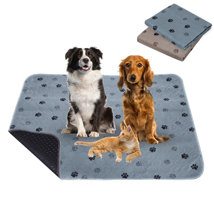 2 Stück 90*80cm Welpenunterlagen Waschbar, Wiederverwendbare Trainingsunterlagen für Hunde, rutschfe