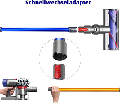 Schnellspanner Teleskop-rohr Ersatz passend für Dyson V15 V11 V10 V8 V7 Staubsauger Röhrchen, Ersatz