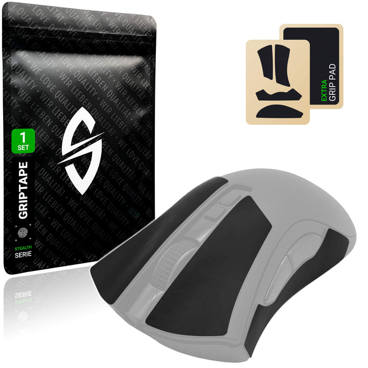 SensoryBoost Maus Grip Tape – kompatibel mit Razer Deathadder V2 Pro (inkl. Zuschnitt-Pad) Schweissa