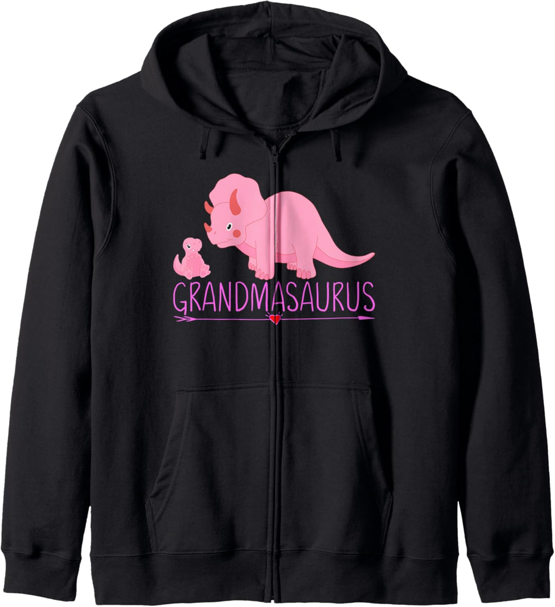 Grandmasaurus Dinosaur Grandma Gift Funny Babysaurus Rex Kapuzenjacke
