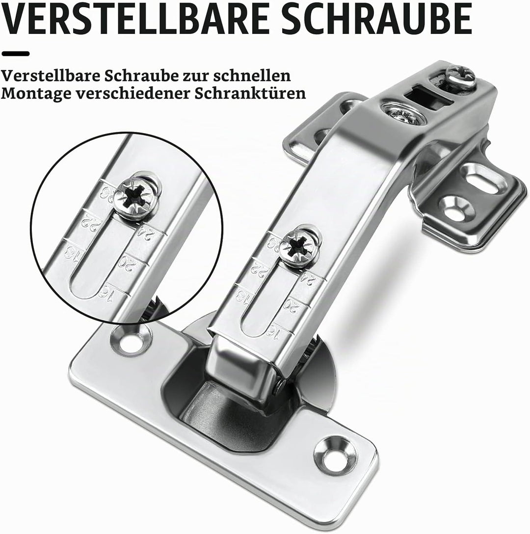 Lazy Susan 135 graden kastscharnier voor vouwdeur - keuken hoek kast deur scharnieren, 1 paar frame