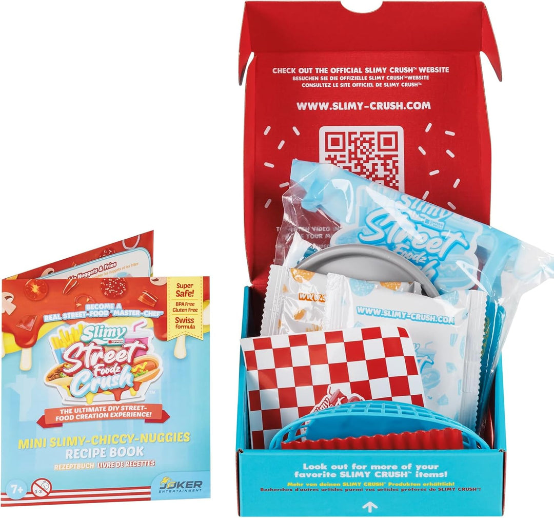 Slimy Street Foodz Crush - Mini Chiccy Nuggies, Slime und Knete Kreativ-Set, Backspiel zum selber Mi