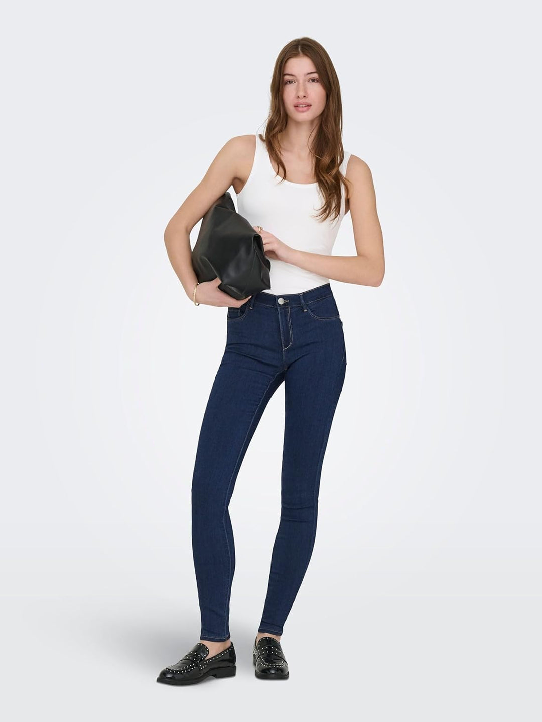 ONLY Damen Top (2er Pack) XL Mehrfarbig (Black Pack:black And White), XL Mehrfarbig (Black Pack:blac