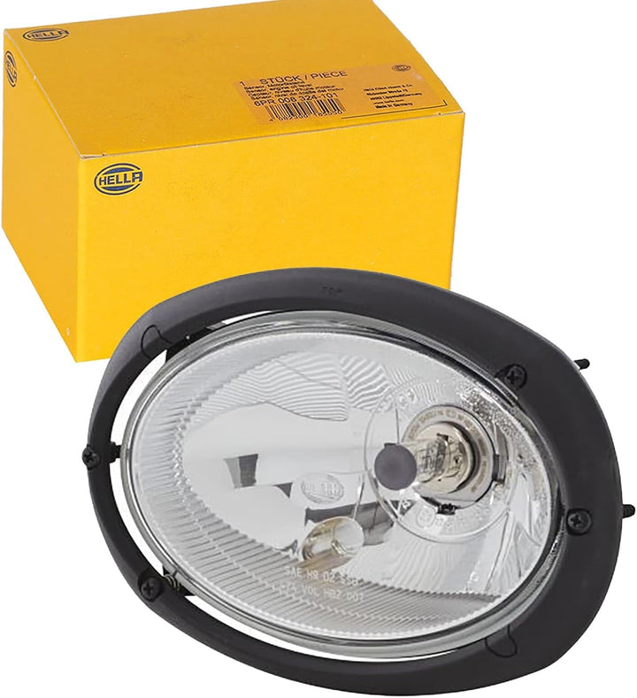 HELLA - Halogen-Hauptscheinwerfer - Oval 120 - 12V - oval - Referenzzahl: 12.5 - Einbau - glasklare