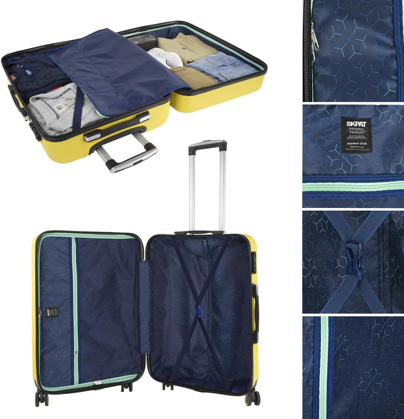 SKPAT - Gepäck-Sets, Reisekoffer, Reisekoffer Set, Kofferset, Hartschalenkoffer, Trolley-Set, Luggag