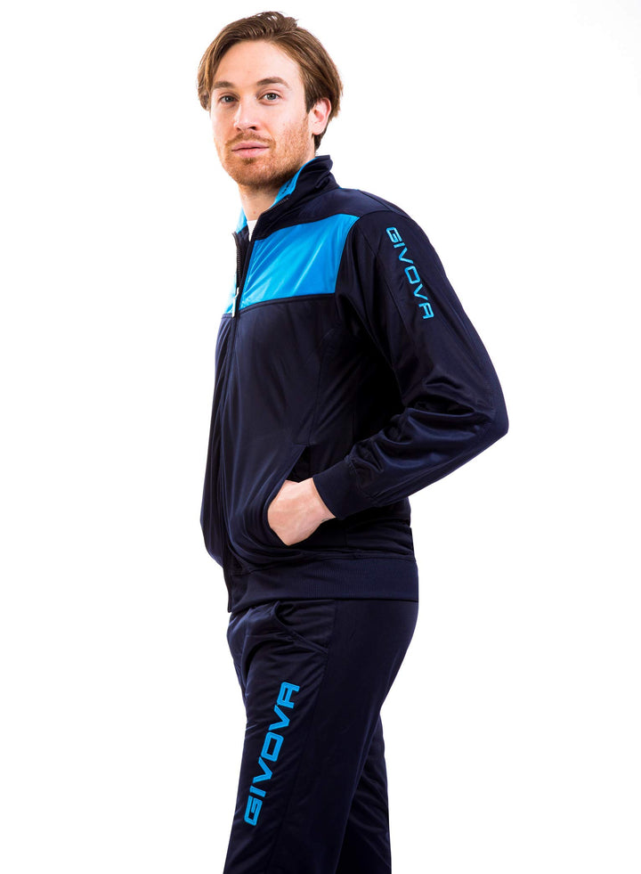 Givova Herren Visa Trainingsanzug M Schwarz, M Schwarz