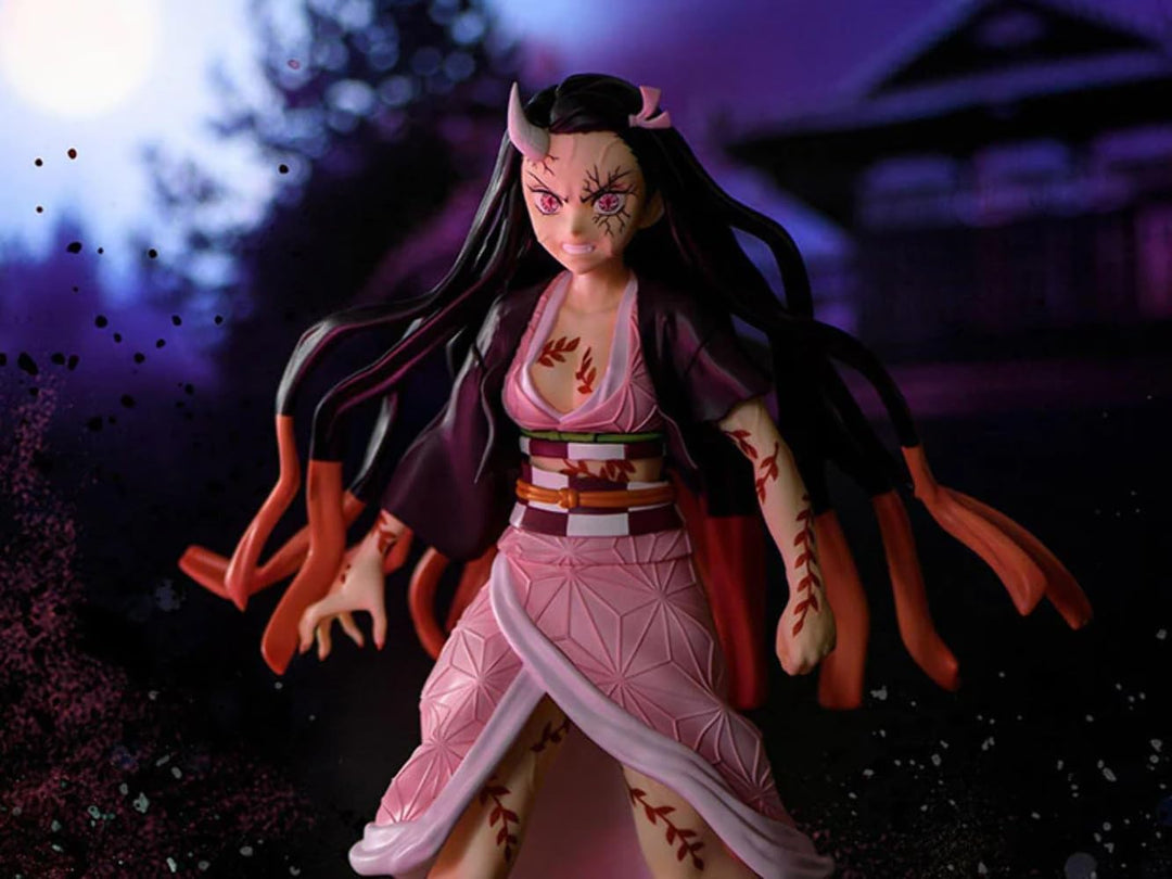 SEGA Unisex Kinder Slayer: Kimetsu no Yaiba-Nezuko Kamado-Demon Form Advancing Vesion Statue, Bunt