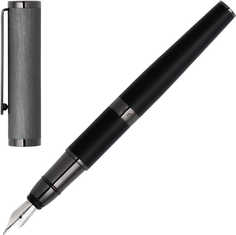 Hugo Boss Schreibset HPFP105J (Füllfederhalter & Schreibmappe A4) | Geschenkbox