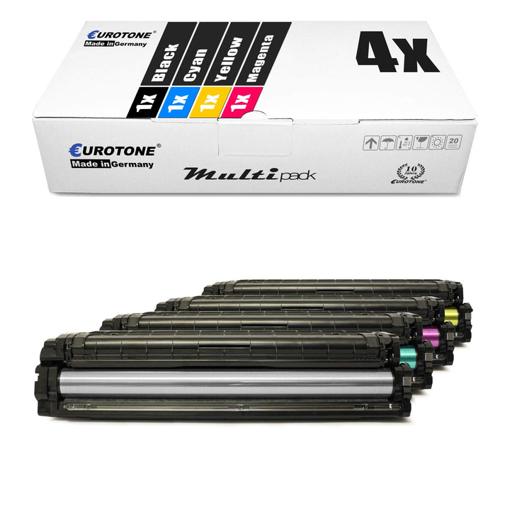 4X Müller Printware Toner für Samsung CLX 4195 FW FN N Premium Line ersetzt CLT-504S Set aus 4, Set