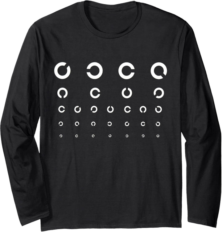 Lustiges Augenoptiker Augenarzt Motiv Langarmshirt
