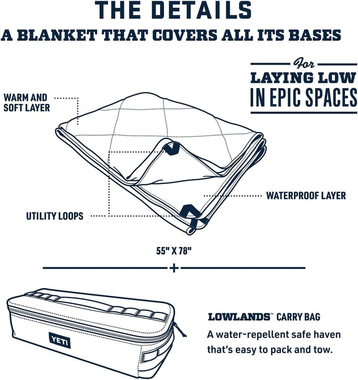 YETI Lowland Decke, Navy, Navy