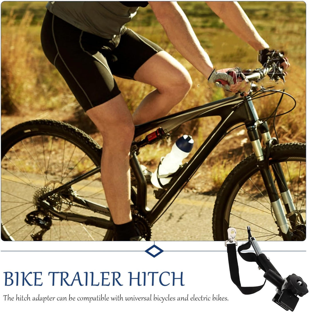 Garneck Fahrrad Anhängerkupplung, Universal Fahrradanhänger Aluminium Legierung Linker Fahrrad Kuppl