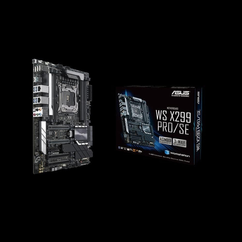 ASUS WS X299 PRO/SE Workstation Mainboard (ATX, Intel X Serie, LGA 2066, 8x DDR4 2933 MHz, PCIe 3.0,