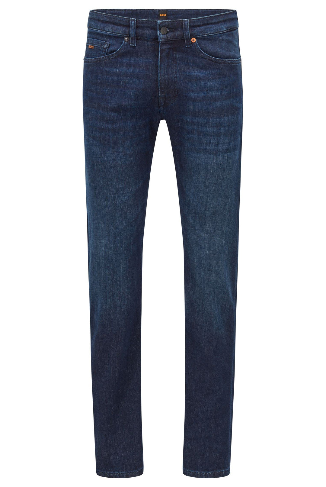 BOSS Herren Delaware BC-L-P Blaue Slim-Fit Jeans aus Super-Stretch-Denim 30W / 34L Blau, 30W / 34L B