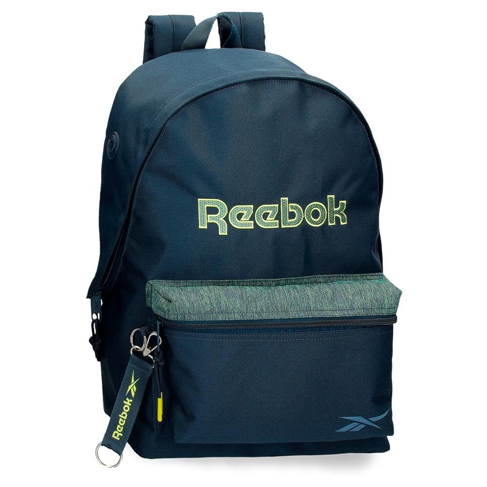 Reebok Summerville Schulrucksack, Blau, 31 x 44 x 17,5 cm, Polyester, 23,87 l, blau, Talla única, Sc