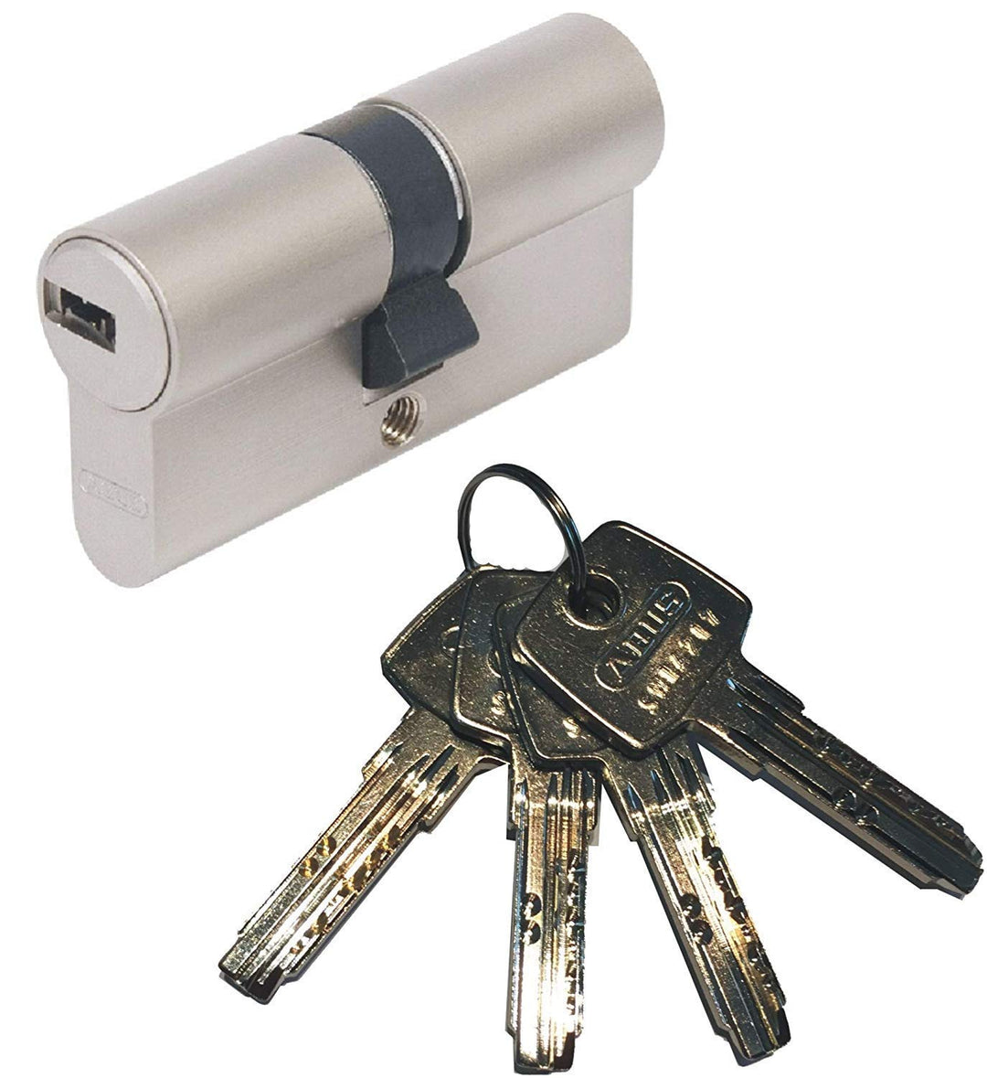 ABUS EC550 Profil-Doppelzylinder Länge 45/55mm mit 4 Schlüssel