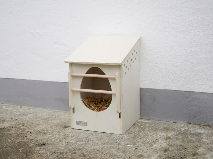 Kerbl Pet Legenest aus Holz weiss, holz, weiss, holz