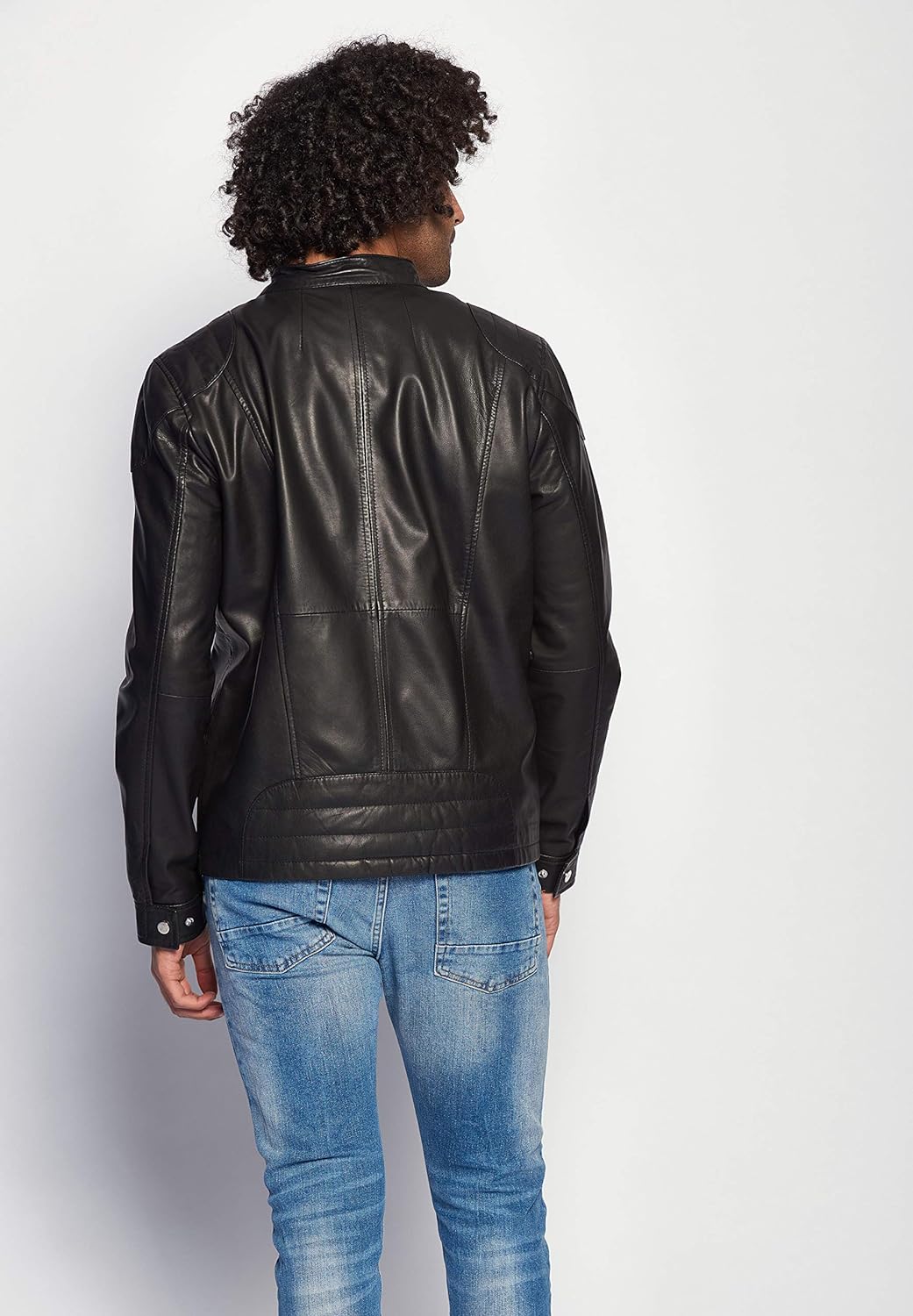 MAZE Herren Lederjacke Flint Black XL