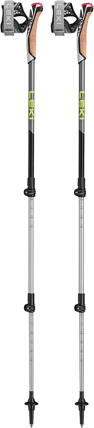 LEKI Passion Stöcke 90-130cm black-silvergray-neonyellow, 90-130cm black-silvergray-neonyellow