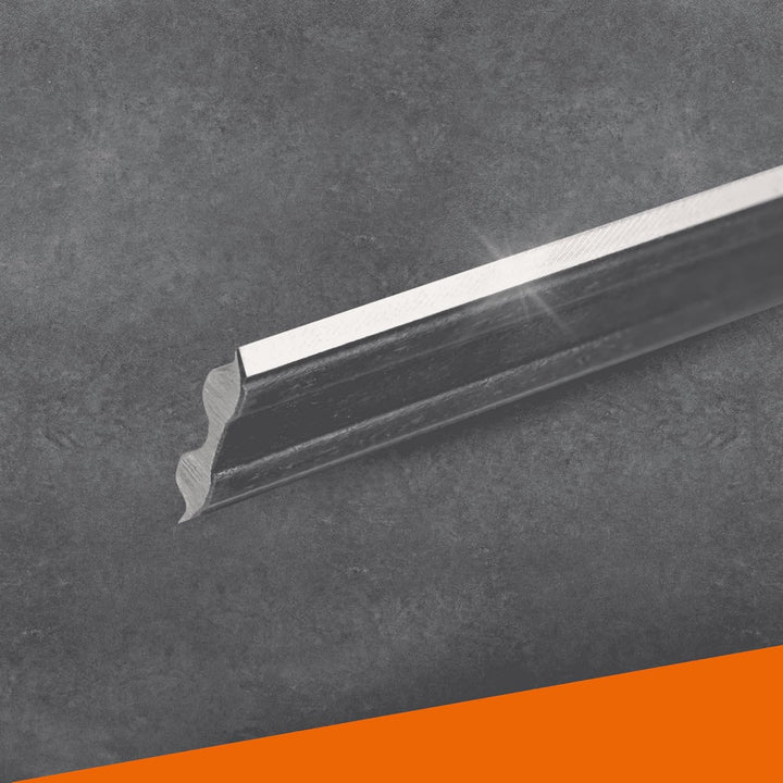 Tersa Hobelmesser | 410 mm | HSS 6% M2 | 3 Stück | für Hartholz und Weichholz gut geeignet | Systemh