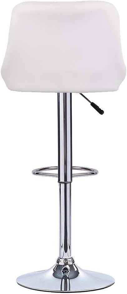 Flyelf 2er Set Barhocker mit Lehne,Kunstleder Tresenhocker 360° Drehbar,Höhenverstellbar 59cm-79cm (