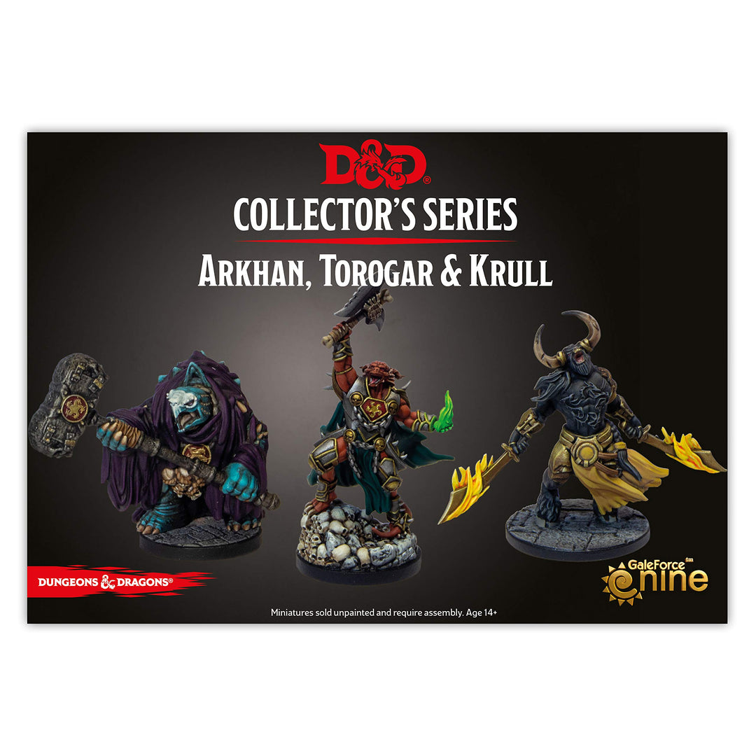 Gale Force Nine GF971098 D&D: Descent into Avernus - Arkhan, Torogar & Krull (3 Figuren)