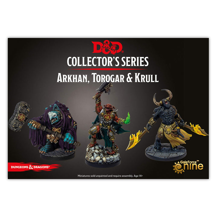 Gale Force Nine GF971098 D&D: Descent into Avernus - Arkhan, Torogar & Krull (3 Figuren)