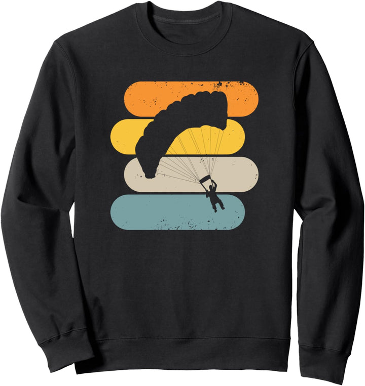 Gleitschirmspringer Gleitsegeln Fallschirmspring Gleitschirm Sweatshirt