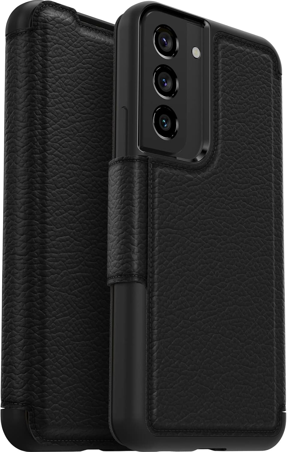 OtterBox Strada Hülle für Samsung Galaxy S22, stossfest, sturzsicher,Premium Lederfolio mit zwei Kar